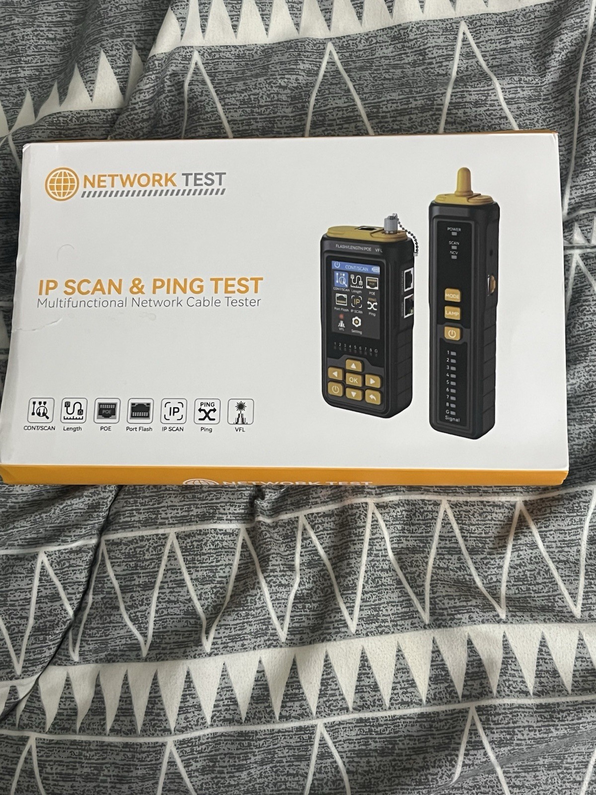 Brand New Network Cable Tester IP Scan Ping RJ45 Tester NF-8506 - Fast Ship