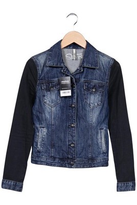 LTB Jacke Damen Anorak Jacket Kurzmantel Gr. XS Baumwolle Blau #qr5mntc