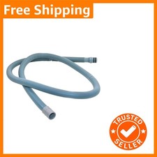 Lightweight Grey Dishwasher Drain Hose - Genuine Replacement, Max Pressure 1 Bar