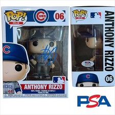 Anthony Rizzo Signed Autographed Chicago Cubs MLB Funko Pop #06 PSA DNA COA