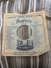  49 PERFECT Record Sleeve Only 78 Rpm 10 Inch List of Songs AS IS 