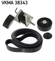 Keilrippenriemensatz FÜR BMW 1 (E87), BMW 1 (E81) - SKF Vkma 38343