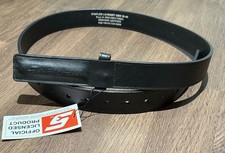 SNAP ON Mechanic Belt No Scratch Black Leather Work Belt Sizes USA WAIST 30-52