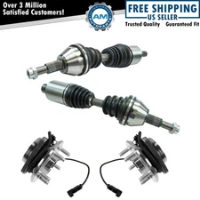 Front CV Axle Shafts & Wheel Hub Bearing Assemblies Set of 4 for Nitro Liberty