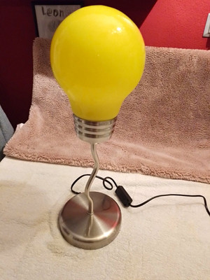 Vintage Pop Art Tischlampe Glühbirne-Memphis/Postmodern-Design 
