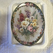 Bradford Exchange Lena Liu Floral Cameos Oval...
