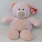 2002 TY Pluffies Pinks the Bear Teddy Plush Stuffed Animal Toy NWT New Tags