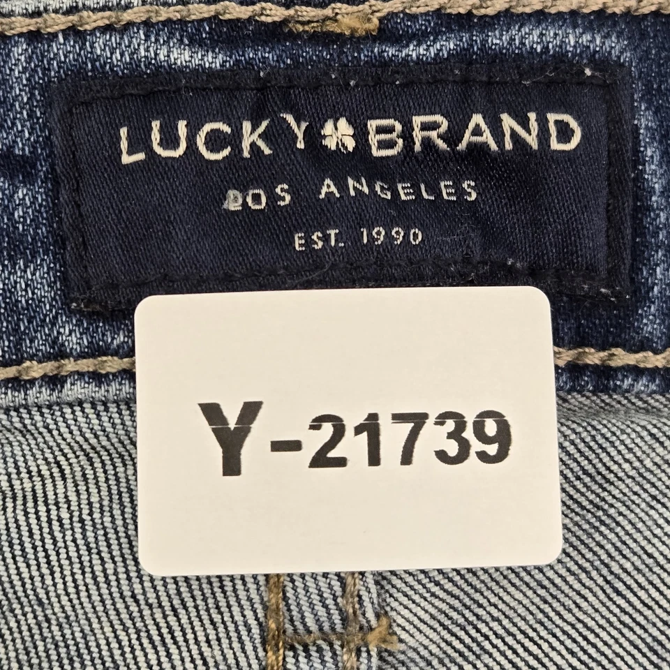 Lucky Brand Women Shorts 10/30 Blue Denim The Roll Up 6" Inseam - Image 2 of 4