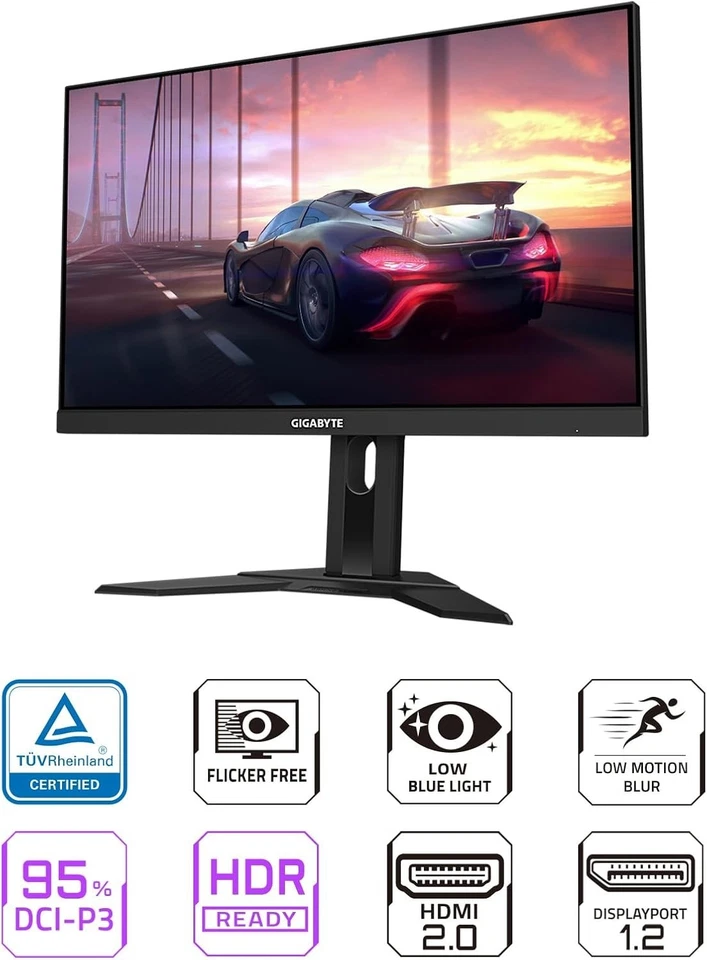 24 Inch Gaming Monitor 1080P SS IPS 1ms 165Hz HDR HDMI USB for Gaming - Image 4 of 4
