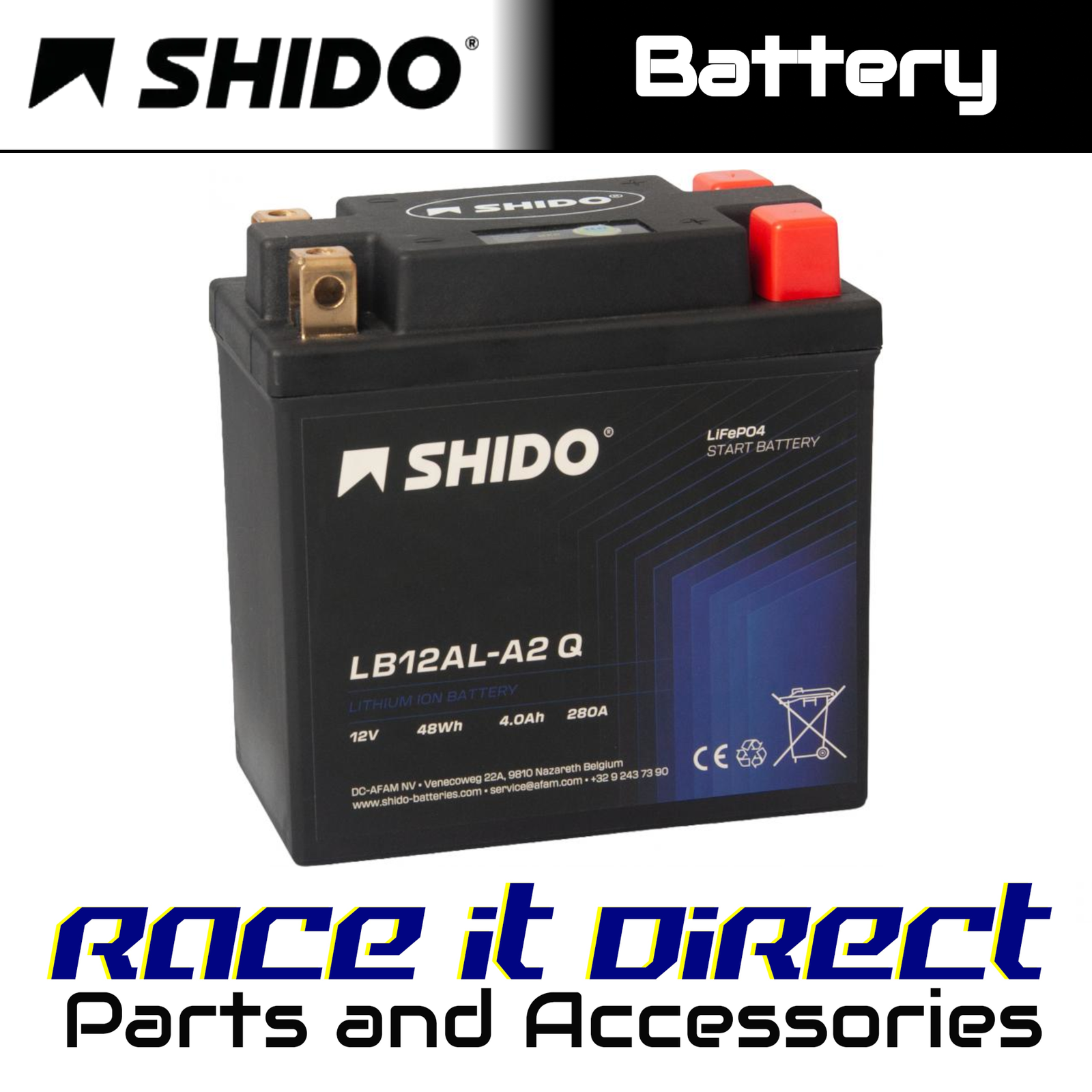 Battery for APRILIA 650 ie Pegaso 2001-2004 SHIDO
