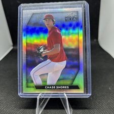 Chase Shores 2026 Leaf Metal Purple Prismatic Los Angeles Angels 1/10
