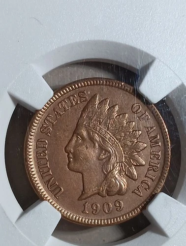 1909-S Indian Head Cent AU Details NGC - Great Eye Appeal!
