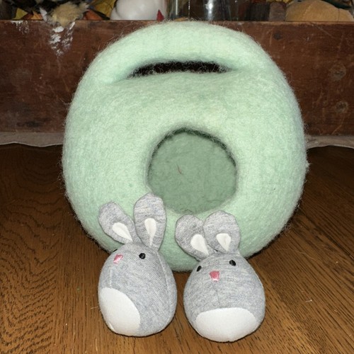 2 Bunnies in a Felt Burrow | Lovevery | Toddler Toy | Play Set | 13-15 Months |