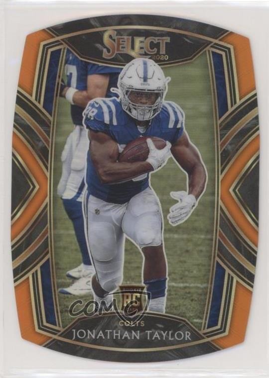 2020 Panini Select Club Level Orange Prizm Die-Cut Jonathan Taylor #253 fc1