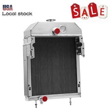 4 Row Aluminum Tractor Radiator 361704r93 Fits Case International Farmall 300 /