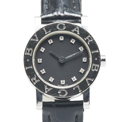 BVLGARI Bulgari Bulgari Uhren BB23SL Quarz schwarzes Zifferblatt Herren 【Gebraucht】 - Bild 1 von 7