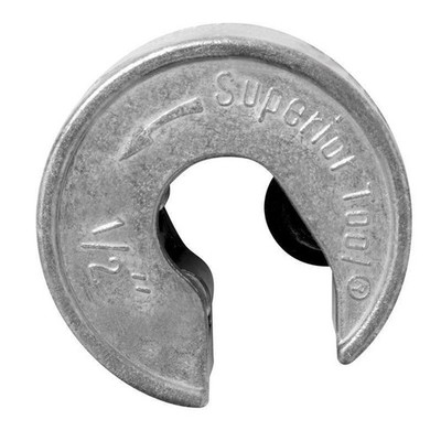 Superior Tool 35012 Zinc Black/Silver Single Handed Pipe Cutter 1/2 Dia. in.