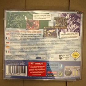 Jojo's Bizarre Adventure Sega Dreamcast 2000 Capcom Video Game Anime EUROPE