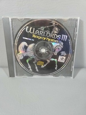 Warlords III Reign of Heroes PC CD ROM Windows Disc No Manual Vintage 1997