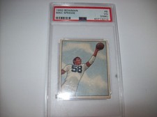 1950 Bowman #8 Mac Speedie Rookie PSA 3 Cleveland Browns HOF Free Shipping
