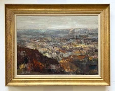 Jean Kalisch -California Artist -Mid Century Modern -View of Grand Canyon c.1970