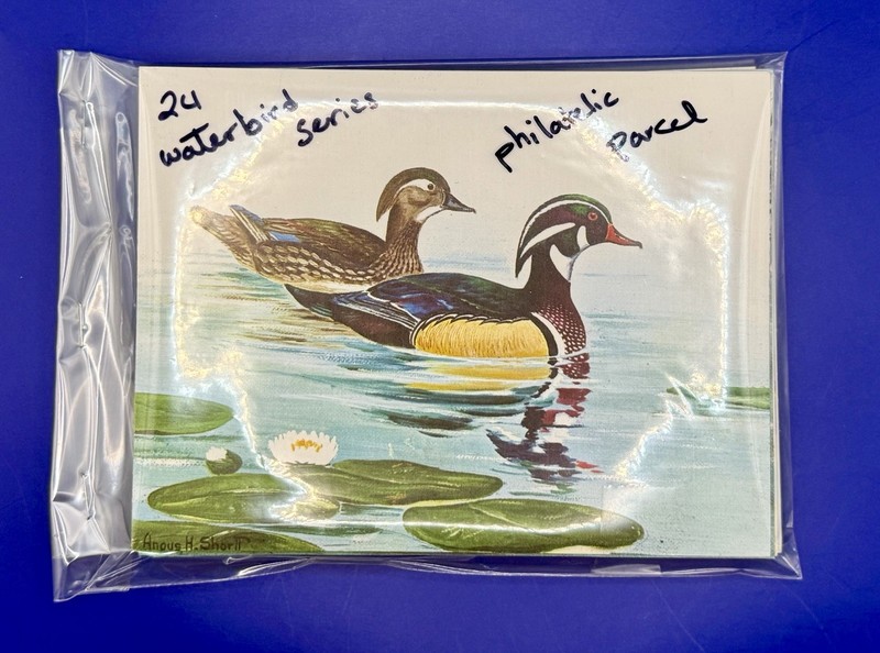 Complete 24 Angus H. Shortt Waterbird Series Print| K. Bileski Philatelic Parcel