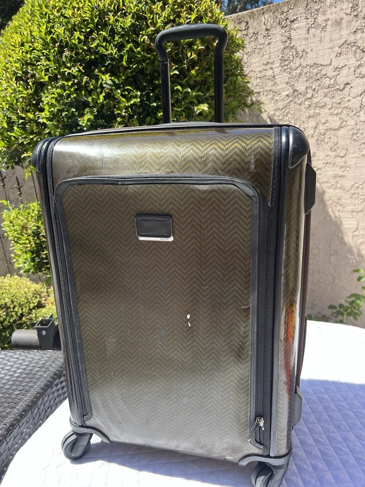 TUMI Tegra Lite Max Continental Check In 26” Brown Black Spinner Suitcase 28724 - Image 2 of 4