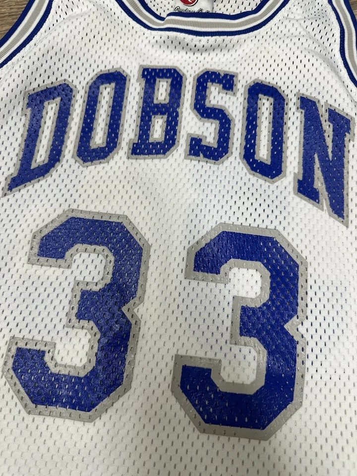 Camiseta deportiva de baloncesto vintage Dobson Mustangs High School Arizona Rawlings talla 44 Foto 2 de 4