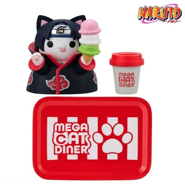 Mega Cat Project NARUTO Nyaruto! Mega Cat Diner Mini Figure Toy