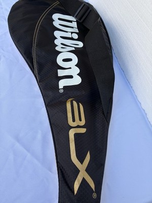 Wilson BLX Pro Over Grip tennis racquet And Cover Black/gold