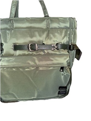 HEAD PORTER x TOGA Shoulder Tote Bag Green Nylon Japan Metal Belt Pre Release