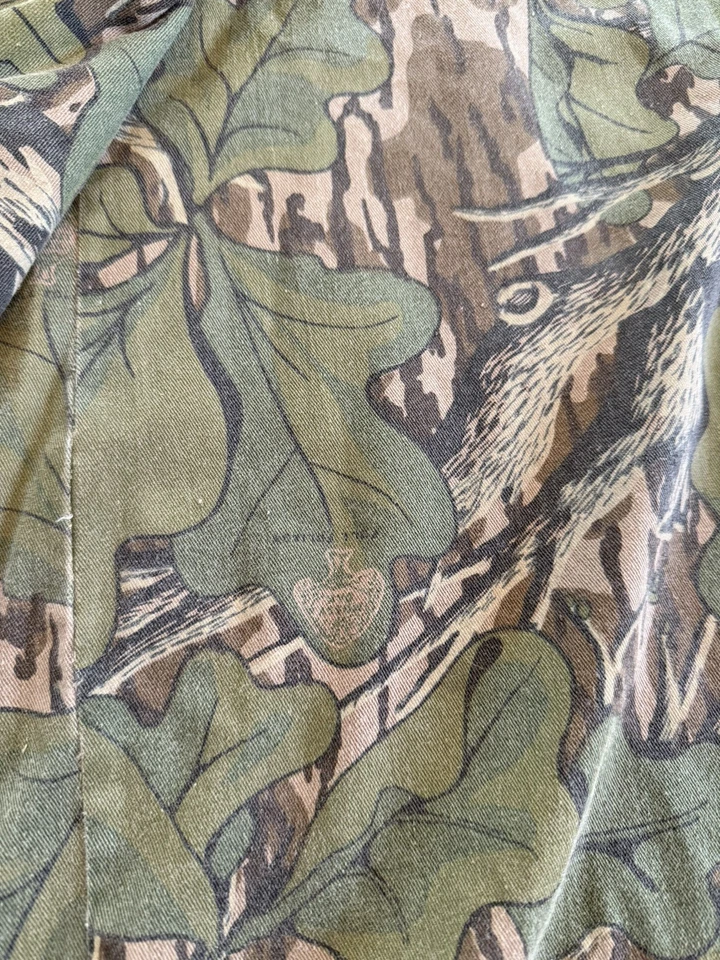 VINTAGE MOSSY OAK FULL FOLIAGE CAMO HUNTING SHIRT, MEN'S XXL BUTTON FRONT READ - Image 3 of 4