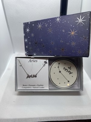 Jacmel Jewelry Set Necklace Silver Aries Zodiac Astrology China