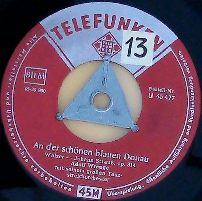 Adolf Wreege   An Der Schönen Blauen Donau - Single 1955
