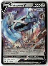 METAGROSS V 112/198 HOLO ULTRA RARE CHILLING REIGN POKEMON LP+