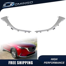 Fits 2016-2023 Mazda Cx-9 Lower Grille Trim Driver Passenger Side 2pcs