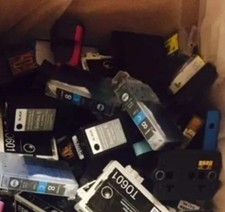 Mix lot of 70x Virgin  Non Virgin Empty Ink Cartridges for Staples Rewards