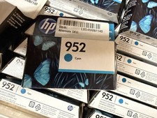 LOT of 2 HP 952 Cyan Original Ink Cartridge