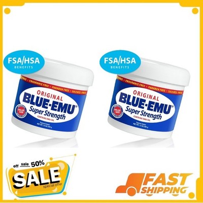 (2 pack) Blue-Emu Original Super Strength Topical Cream for Muscles and Joints,