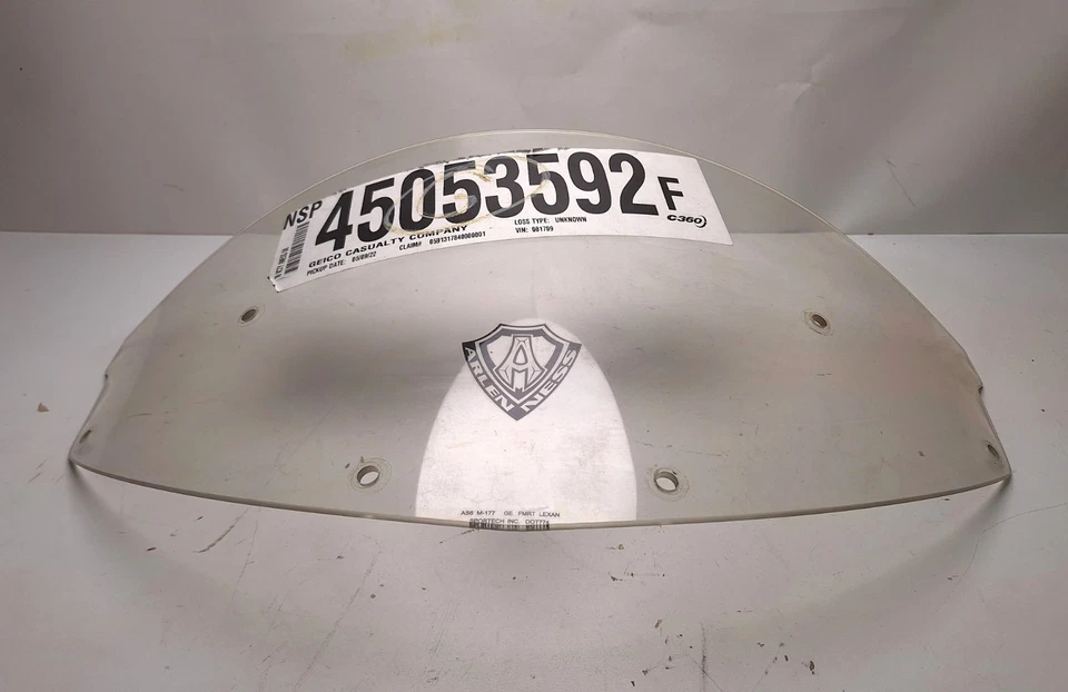 Victory Vision Arlen Ness Replacement Windshield Front Glass Used Nr. 258 - Image 4 of 4