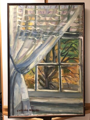 Shulamith Wittenberg-Miller (20th Century) Oil on canvas painting 
