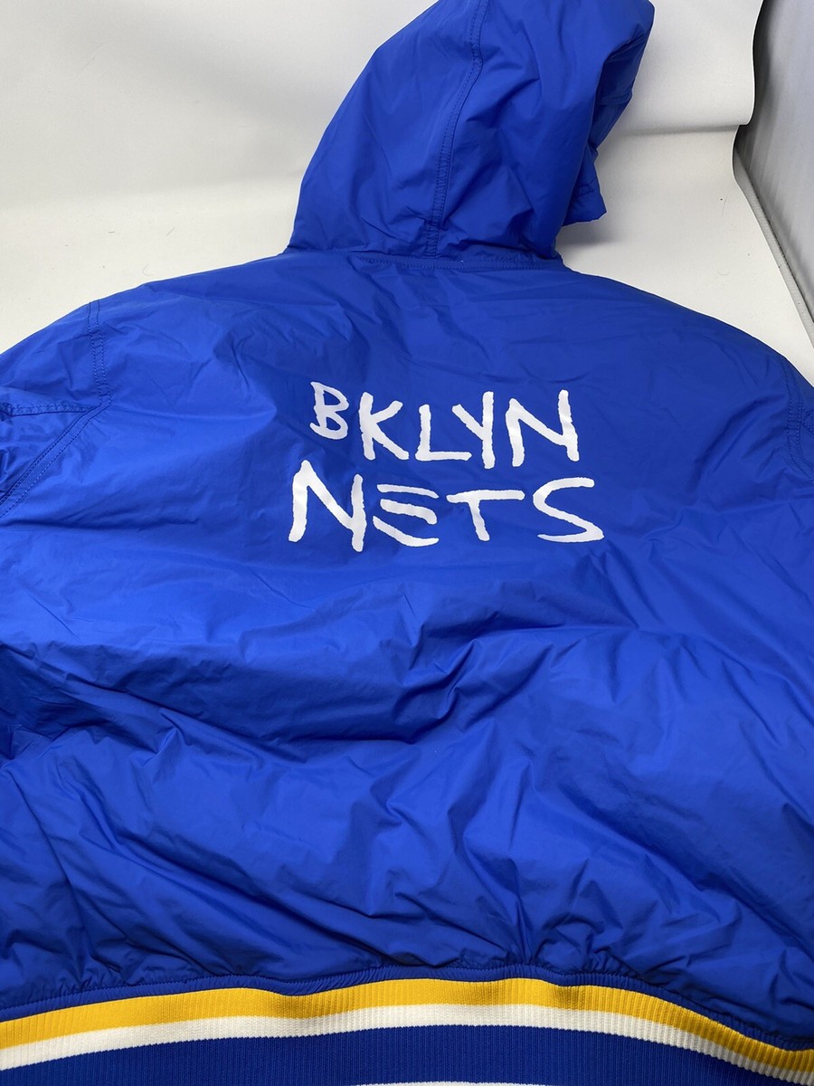 Nike Brooklyn Nets Courtside City Edition Men Size Large Blue