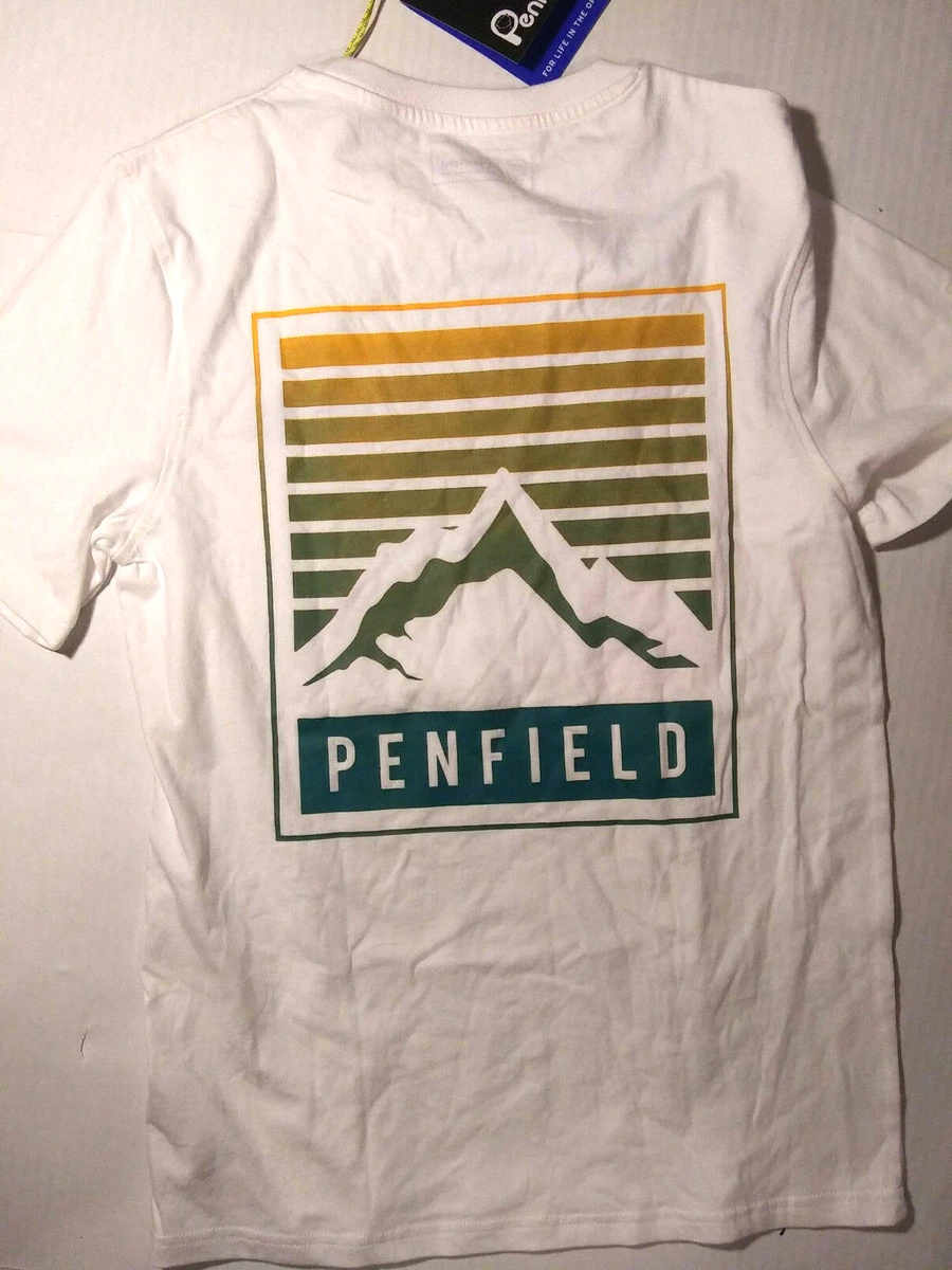 T-shirt Penfield Homme Bleu - Taille L, 100% Coton - Très Bon état