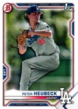 2021 Bowman 1st - Peter Heubeck #BD-146 Trading Card