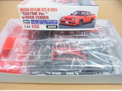 【製作中】1/24 ハセガワ　スカイライン31 GTS-R Hasegawa 1/24 model kit Nissan Skyline GTS-R R31 over fender from