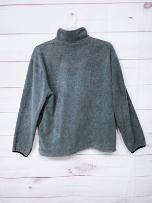 Polo Sport Ralph Lauren Mens Fleece 1/4 Zip Pullover Size XL Gray