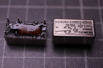 3 pcs Bundle Relay No.485 Siemens V23040-C0052-B201 12V 1 Changer Bist.