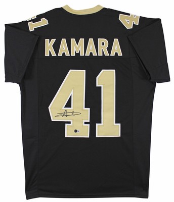 Autographed Alvin Kamara Saints Football Jersey - Beckett BAS Certified, Size XL