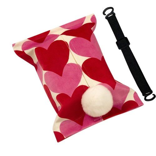 Plush Light Luxury Tissue Box Romantic Napkin Holder Paper Towel Cover Bedroom - Picture 11 of 11