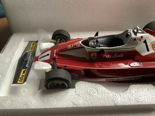 Hot Wheels Elite Niki Louda Ferrari 312 T2 Monaco GP 1976 1:18 Diecast Model Car - Picture 3 of 7